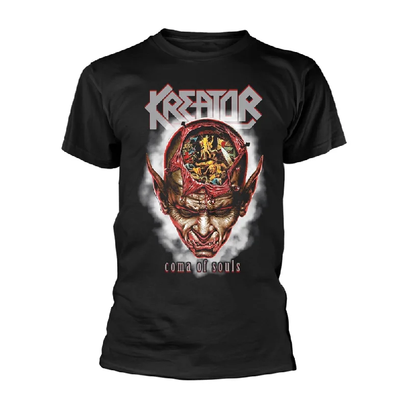 Kreator Unisex T-shirt: Coma Of Souls Machine Wash Dry Clean Hand Wash