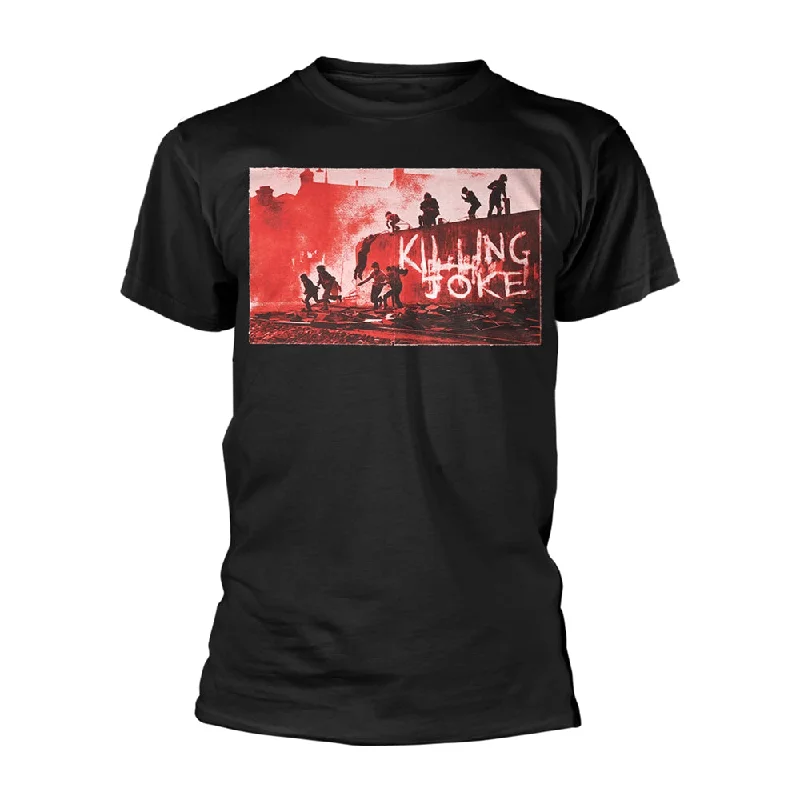 Killing Joke Unisex T-shirt: Empire Song Beaded Sequined Faux Fur