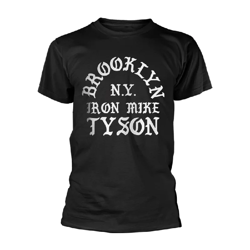 Mike Tyson Unisex T-shirt: Old English Text Zippered Front Buttoned Front Snap Front