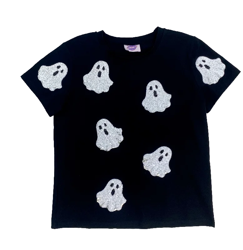 Floating Ghost Tee Chenille Brocade Lace