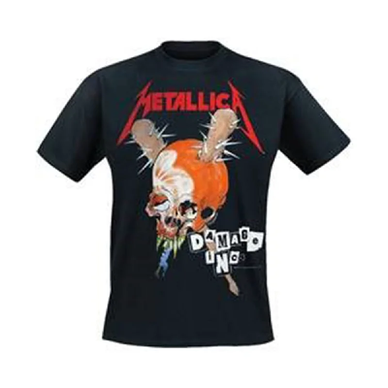 Metallica Unisex T-shirt: Damage Inc (back print) Cashmere Blend Cotton Blend Poly Blend