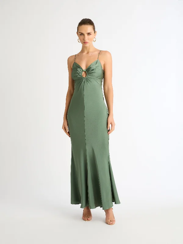 MAGNOLIA MAXI DRESS Stylish Maxi Dress with Frills