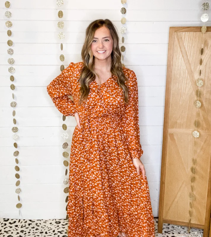 Put On A Show Floral Maxi Dress Trendy Printed Maxi Dress