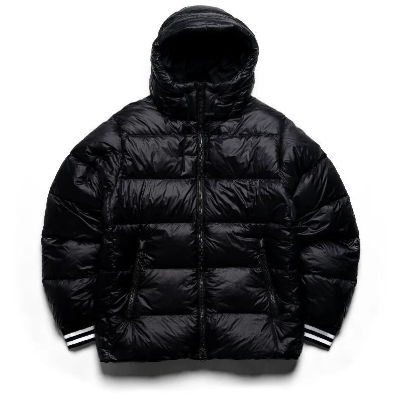 Reigning Champ Goose Down Jacket - Black Bomber Jacket Anorak Windbreaker