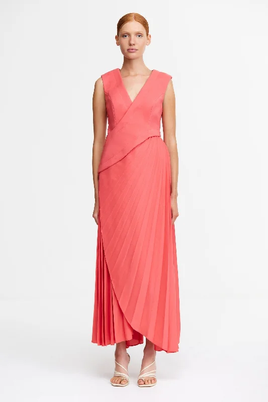 FAIRFIELD MAXI DRESS Fashionable Faux Wrap Maxi Dress