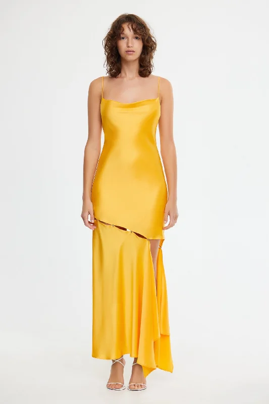 HALEWOOD MAXI DRESS Cozy Maxi Dress with Slit
