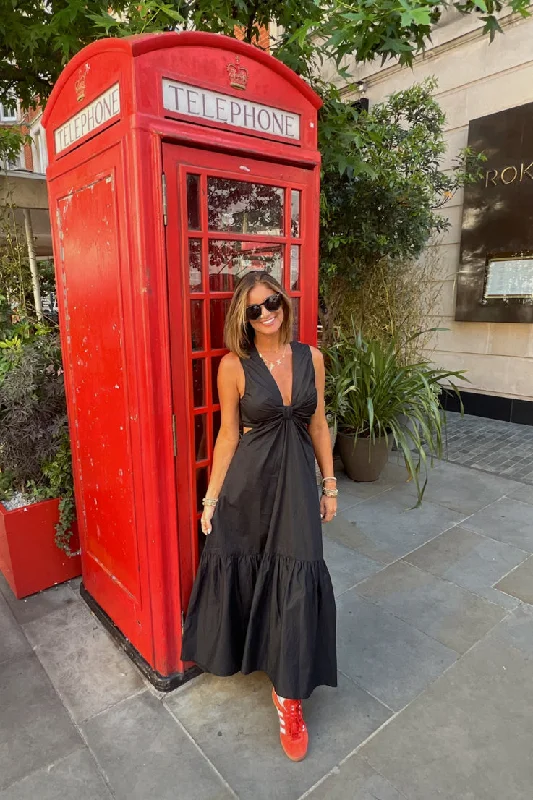 Izzy Maxi Dress Cozy Spaghetti Strap Maxi Dress