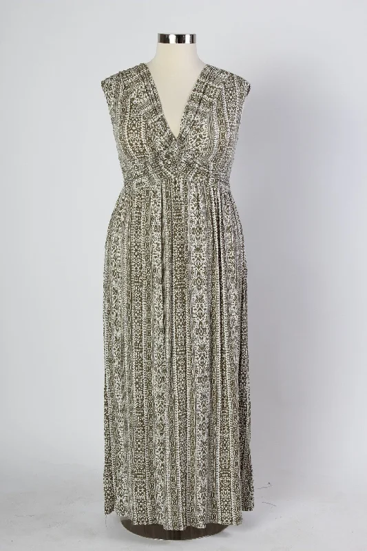 Kaya Lee Knotted Maxi Dress Comfortable Flowy Maxi Dress