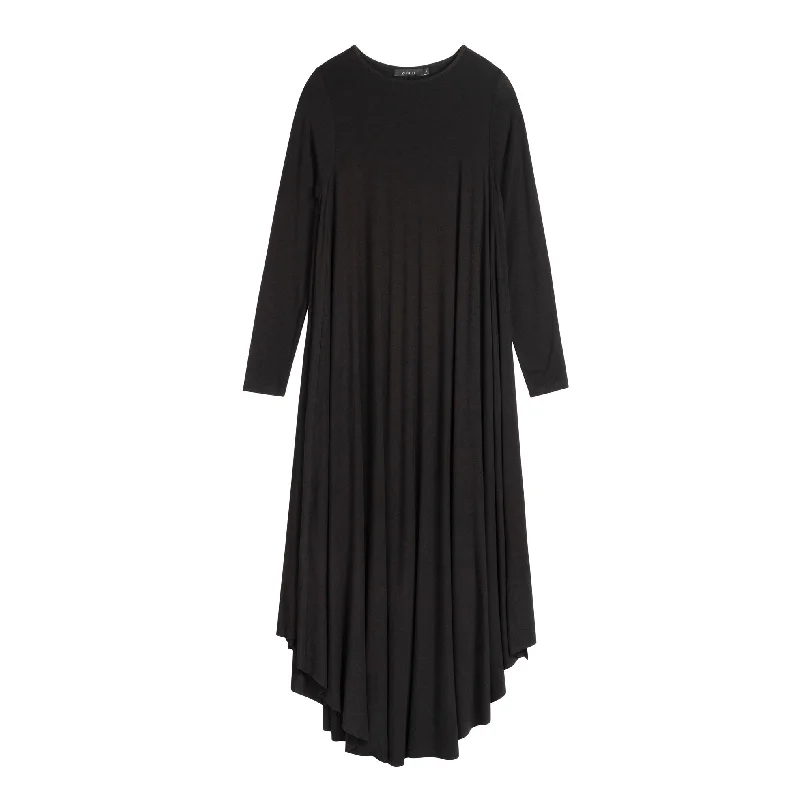 Midi Maxi Dress | Black [Final Sale] Stylish Off-Shoulder Maxi Dress