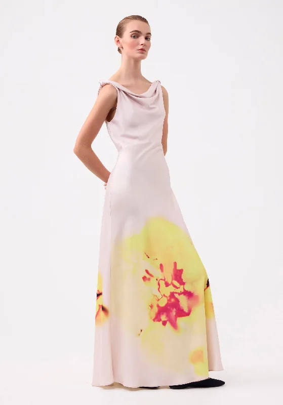 Monroe Maxi Dress_Print Stylish One-Shoulder Maxi Dress
