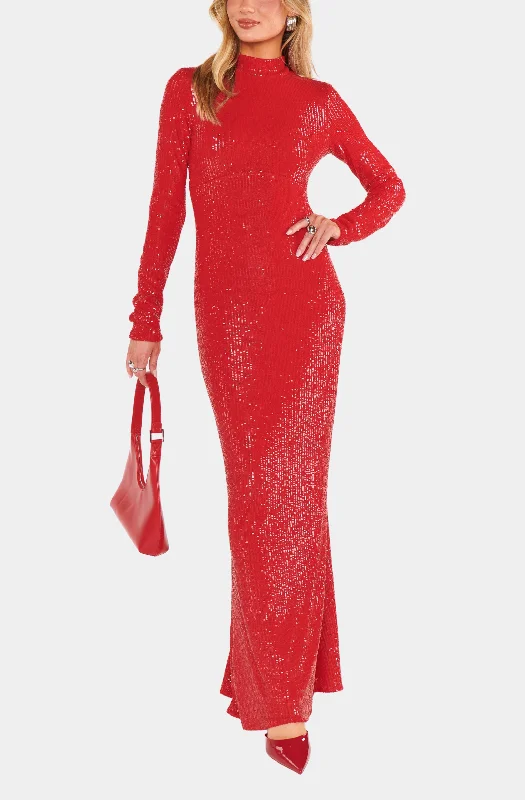 All Out Maxi Dress Chic Off-Shoulder Maxi Dress