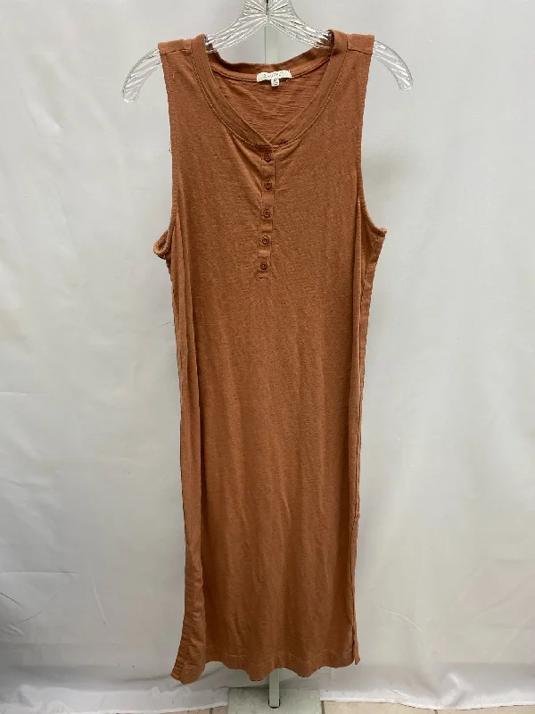 Size Medium Z Supply Rust Maxi Dress Chic Sleeveless Maxi Dress