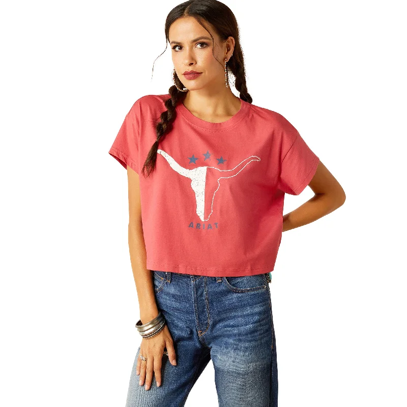 Lone Star T-Shirt Graphic T-Shirt Round Neck Polyester