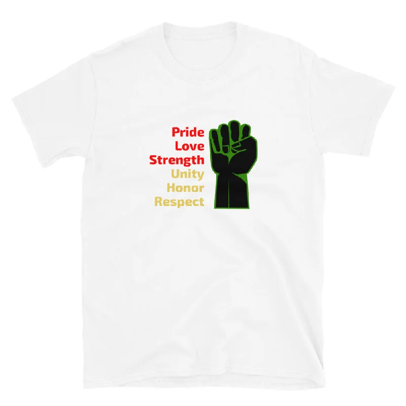 Black Power Necessities T-Shirt Lace Blend Ribbed Blend Corduroy Blend