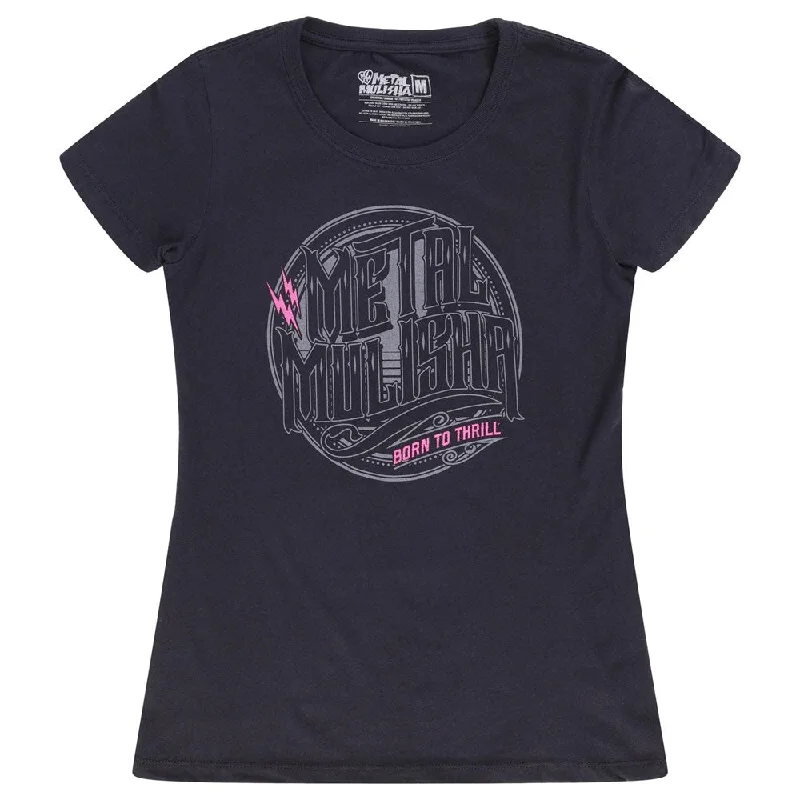 Metal Mulisha Born To Thrill Tee Chenille Blend Fleece Blend Nylon Blend