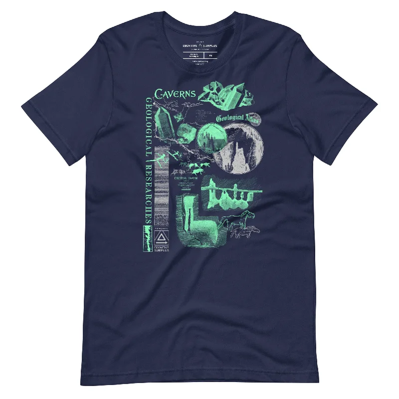 Caverns Graphic Tee Jersey Fabric Tulle Fabric Batik Fabric