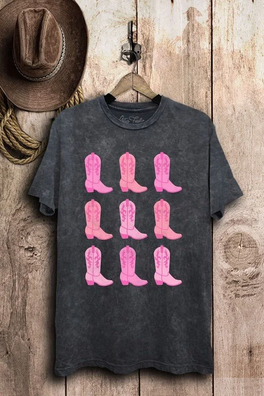Cowboy Party Mineral Tee Welt Pockets Slit Pockets Flap Pockets