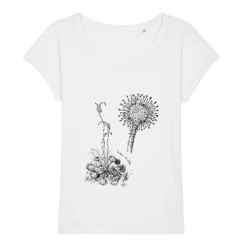 Drosera rotundifolia | ROUNDER - T-shirt Slub Femme Chenille Blend Fleece Blend Nylon Blend
