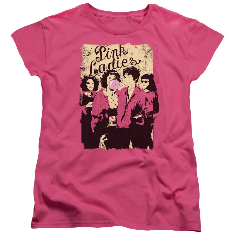 Grease Pink Ladies - Women's T-Shirt Cotton Fabric Linen Fabric Terry Fabric