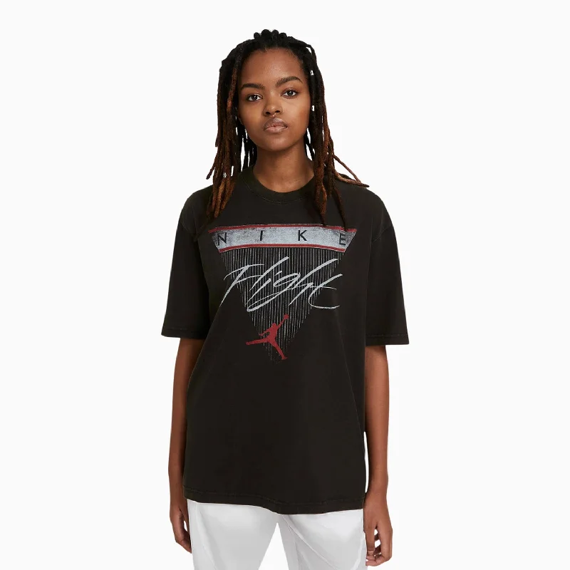 Women's Jordan Flight T Shirt Fleece Nylon Spandex