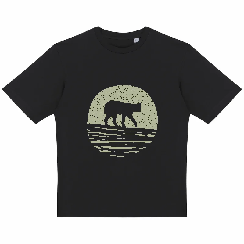 Lynx | T-shirt Urbain Oversize Cotton Fabric Linen Fabric Terry Fabric