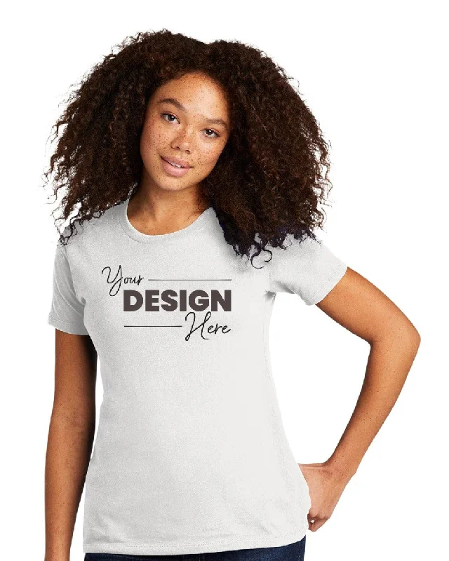 Next Level Apparel Women's Cotton T-Shirt NL3900 Thin T-Shirt Open Front Quick Dry