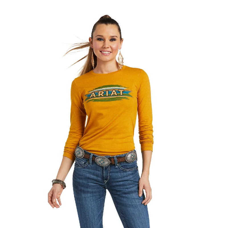 Ariat Serape Tee Print Jacquard Patchwork