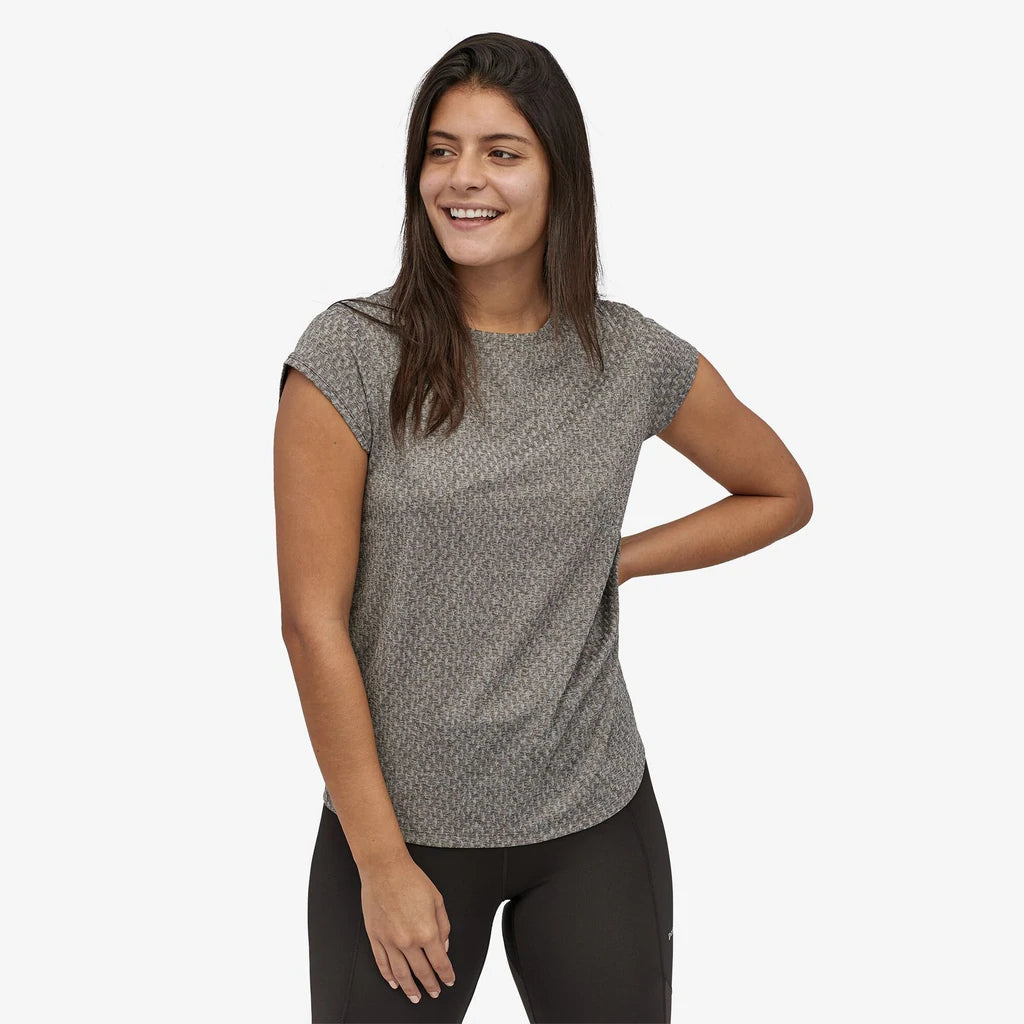 Patagonia Ridge Flow SS Shirt (Women's) Cashmere Blend Cotton Blend Poly Blend