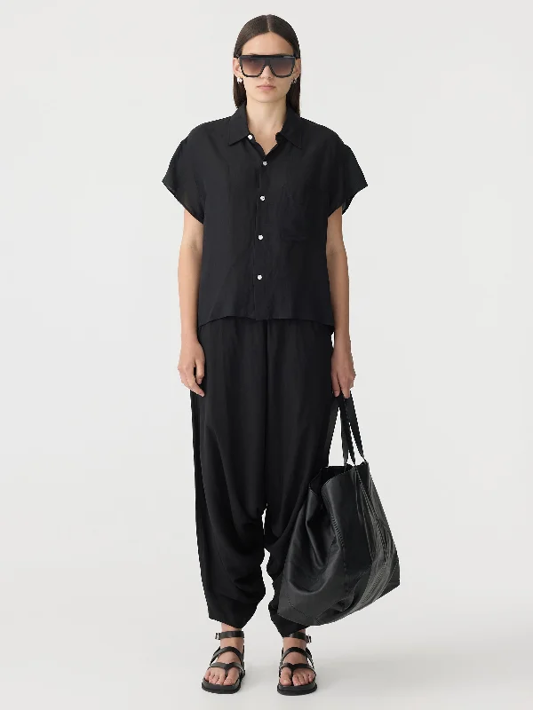 slouch cut out shirt Graphic Embroidered Appliqued