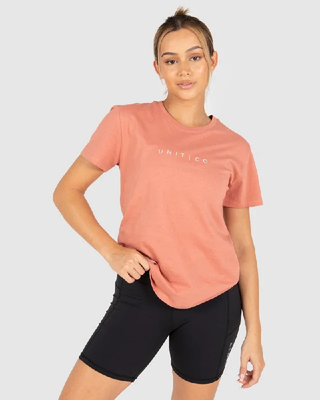 Unit Sweep Ladies Tee Notch Collar Peter Pan Collar Cowl Neck