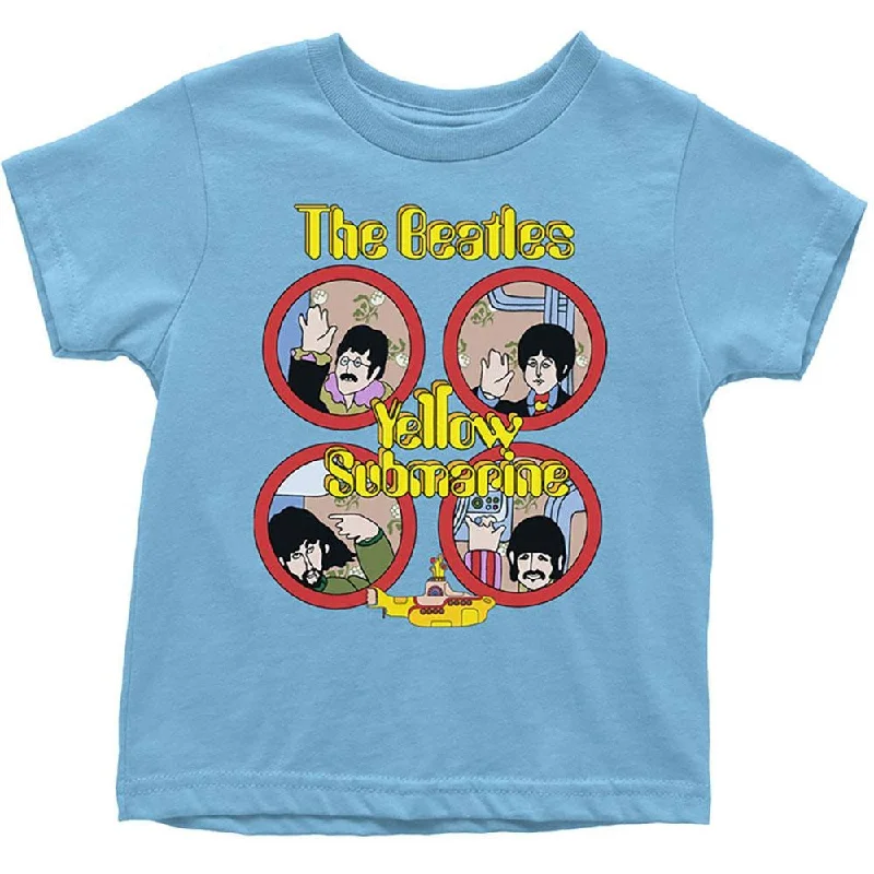 The Beatles Kids T-Shirt (Toddler): Yellow Submarine Portholes Nylon Fabric Polyester Fabric Spandex Fabric