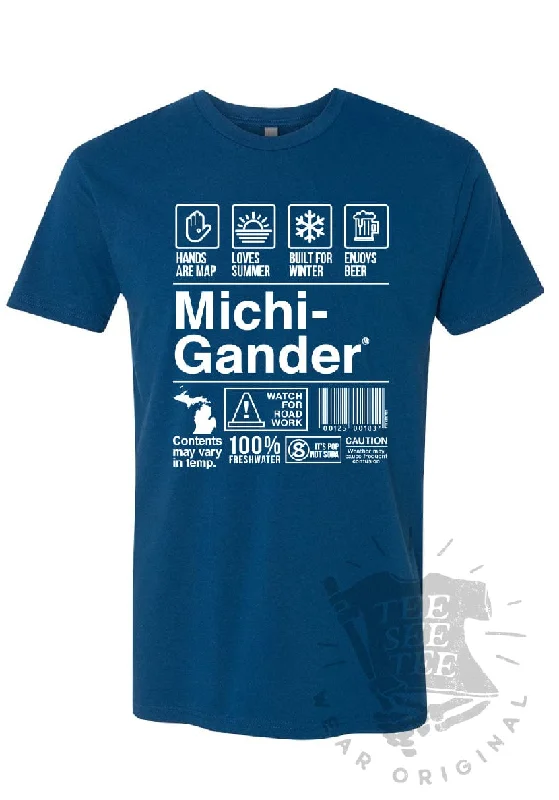 TST107 Michigander T-Shirt Plaid T-Shirt Polka Dot Checkered