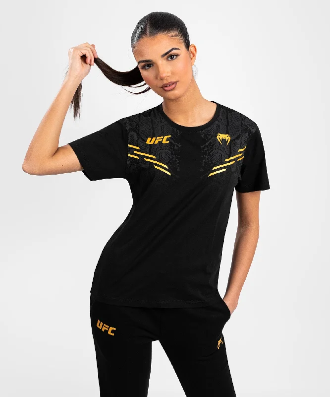UFC Adrenaline by Venum Replica Women’s Short-sleeve T-shirt - Champion Sequined Glittery Shiny