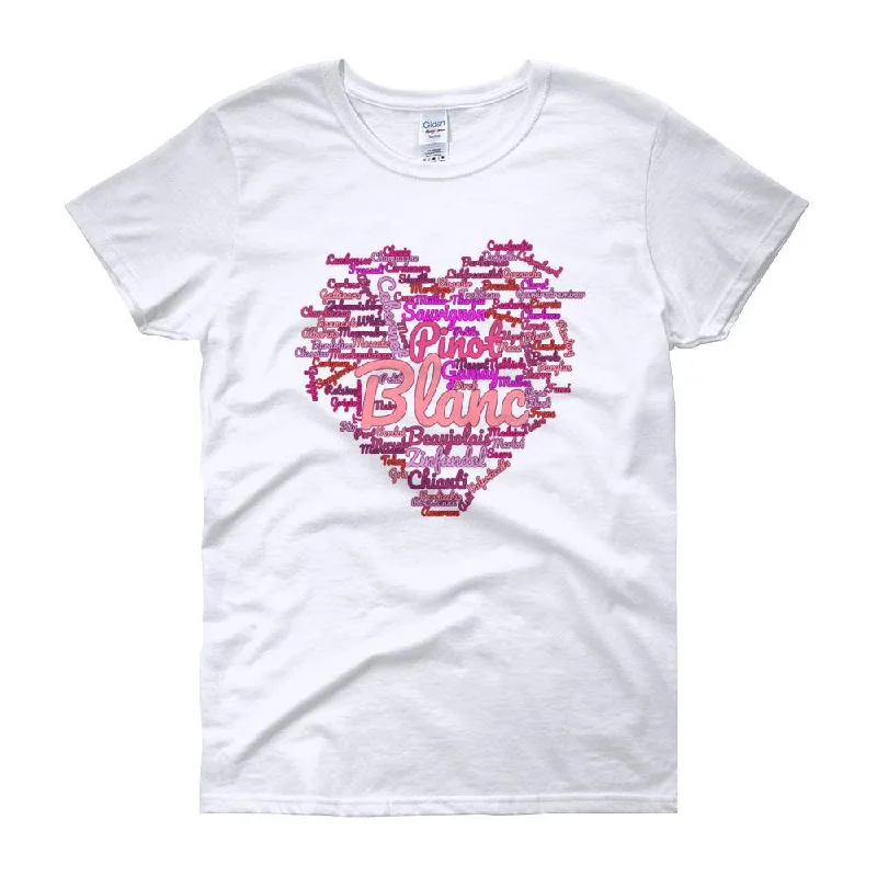 Wine Cloud Wine Lover's T-shirt for Women Zippered Front Buttoned Front Snap Front