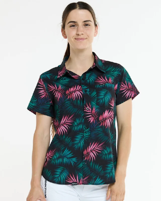 Womens Tech Party Shirt | Dark Fern Layered Multi-layer Single Layer