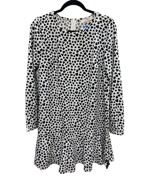 Dress Casual Short By Loft In Black & White, Size: S