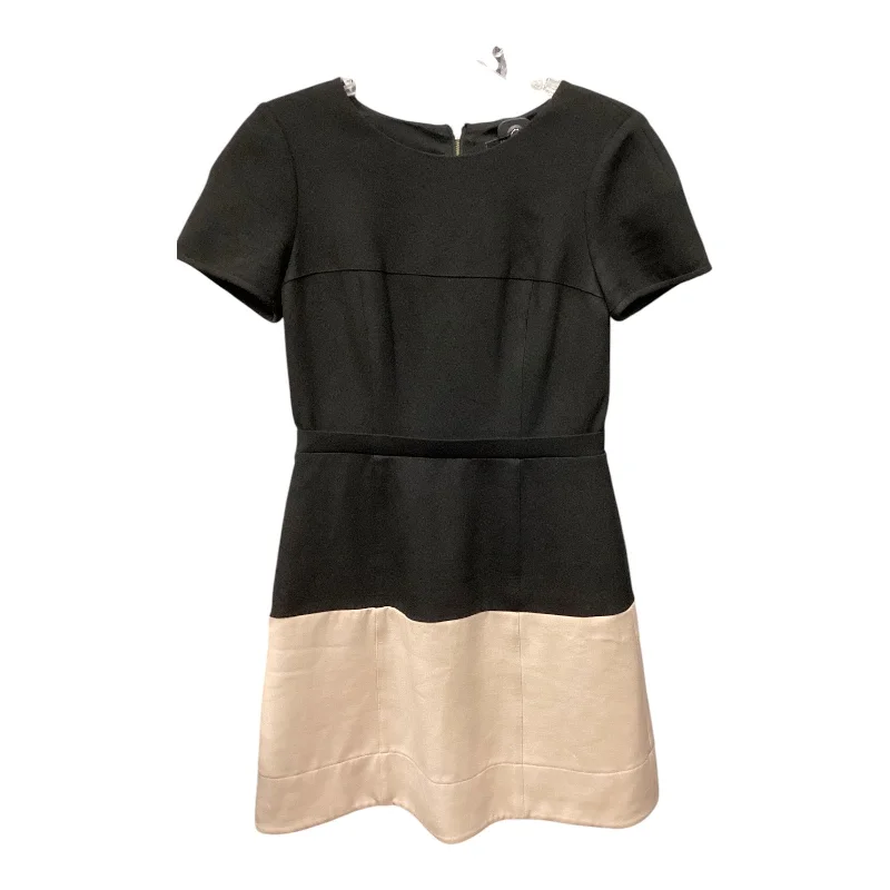 Dress Work By Bcbgmaxazria In Black & Cream, Size: 6