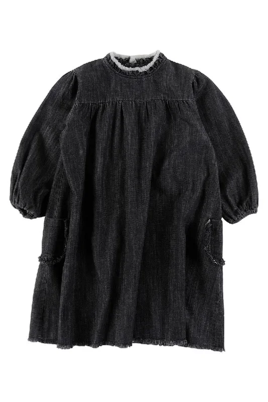 LOUD BLACK ACID WASH RICHES DRESS