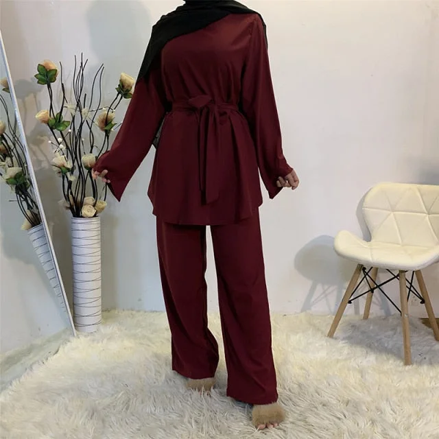 Wine Red set