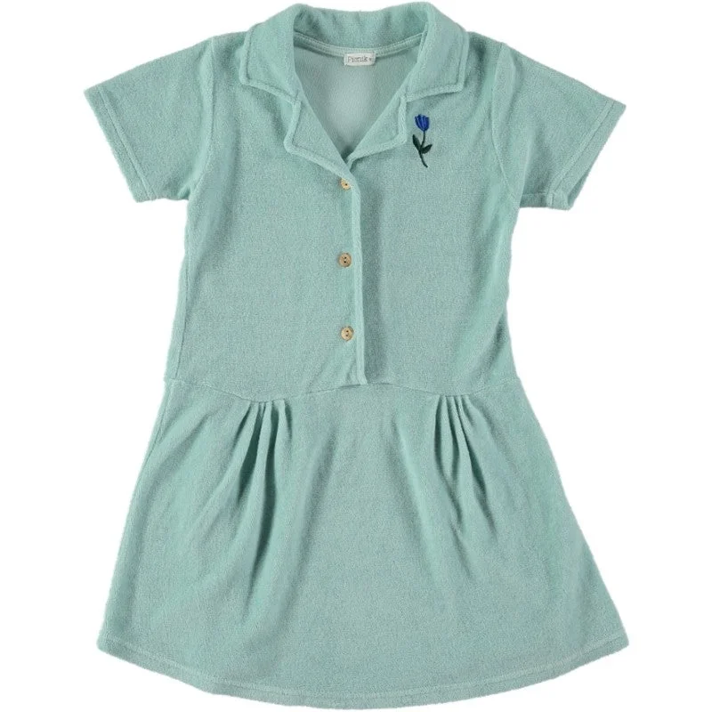PICNIK BLUE COLLARED DRESS