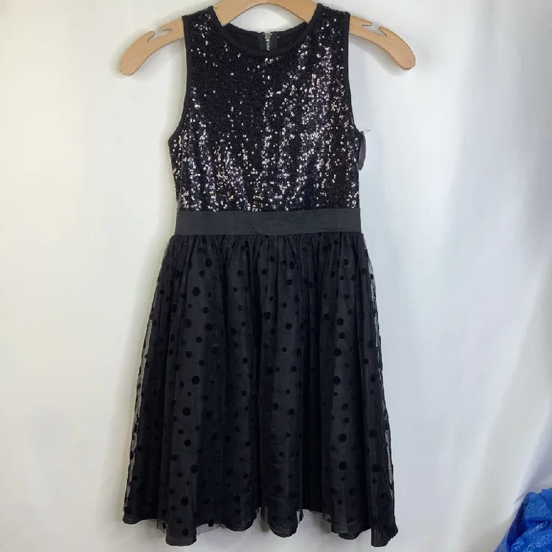 Size 10-12: Disney Black Dots & Sequins Tank Dress