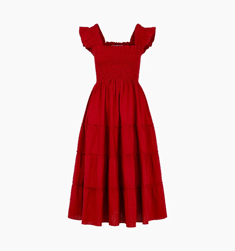 Chili Red Textured Clip Dot