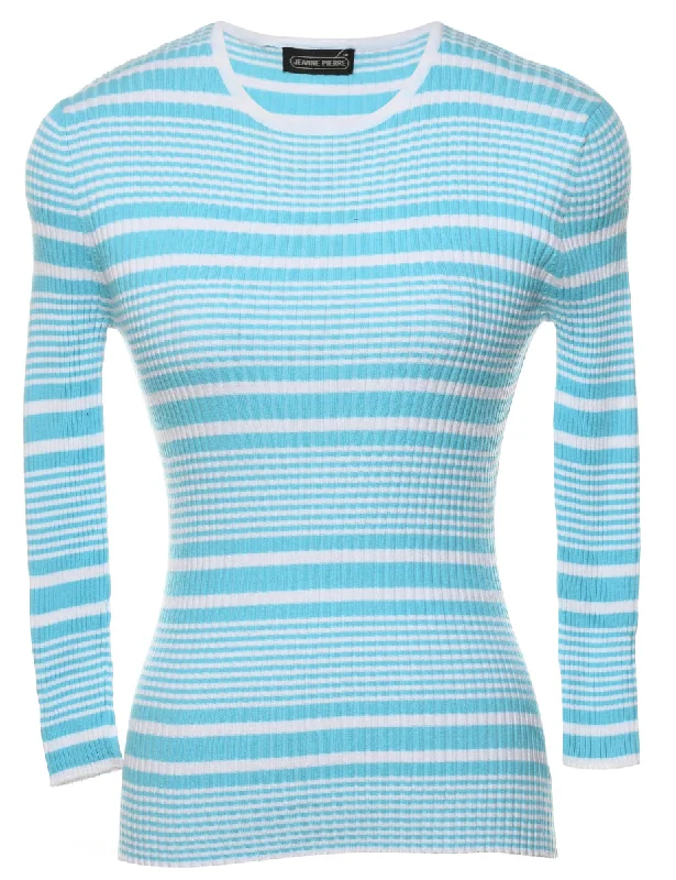 Striped Jumper - S Chenille Blend Fleece Blend Nylon Blend