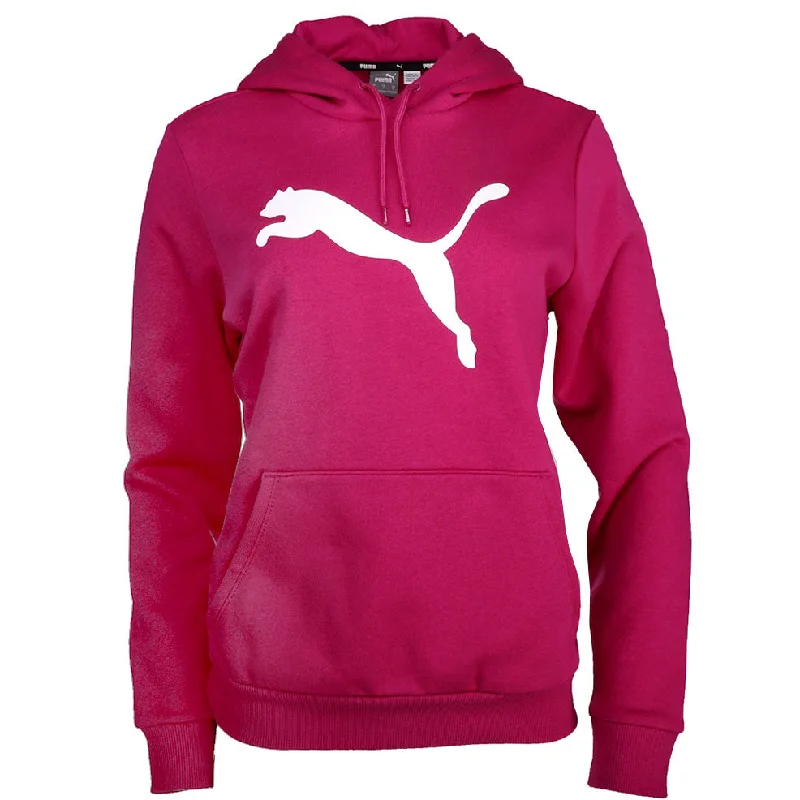 Essentials Big Cat Logo Hoodie Hoodie with Front Slit Layering Stylish