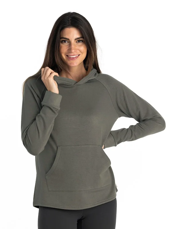 Women's Bamboo Lightweight Fleece Hoodie - Fatigue Cotton Hoodie Fleece Lining Warmth