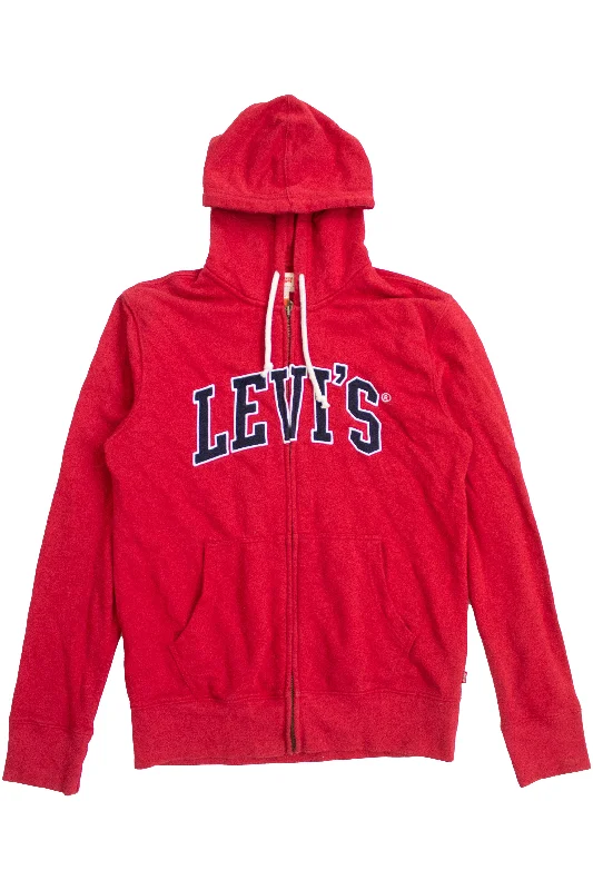 Levis - Zip Up Hoodie Hoodie Crop Top Short Trendy