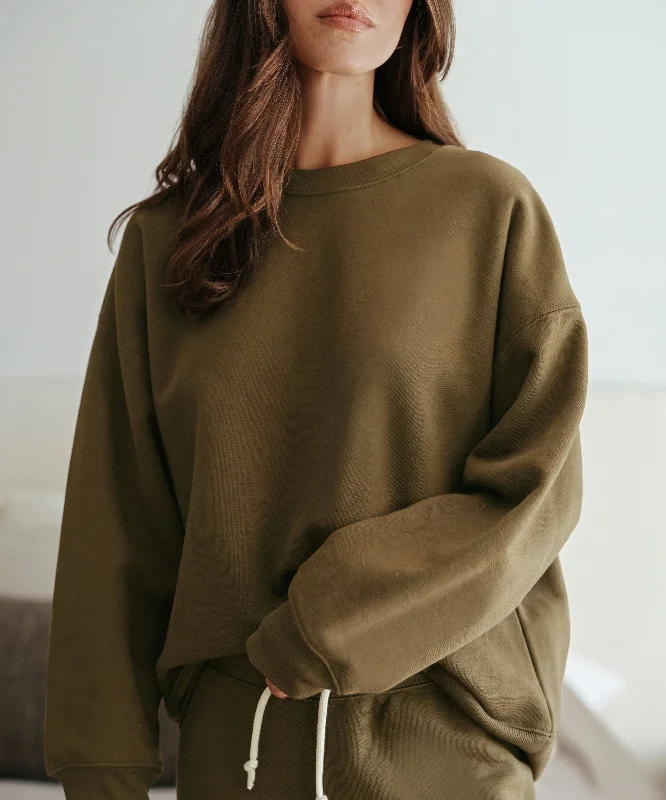 Marina Sweatshirt Hoodie with Ribbed Hem Stretchable Secure