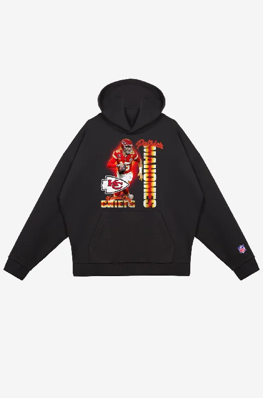 Patrick Mahomes SuperHeavy™️ Hoodie - Black Hoodie with Oversized Fit Loose Comfortable