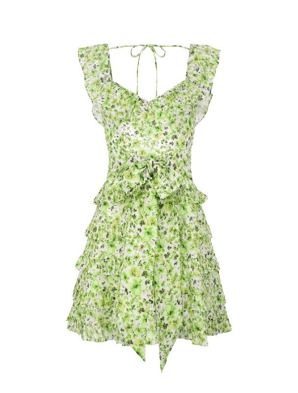 PETULA MINI DRESS Stylish Floral Print Mini Dress