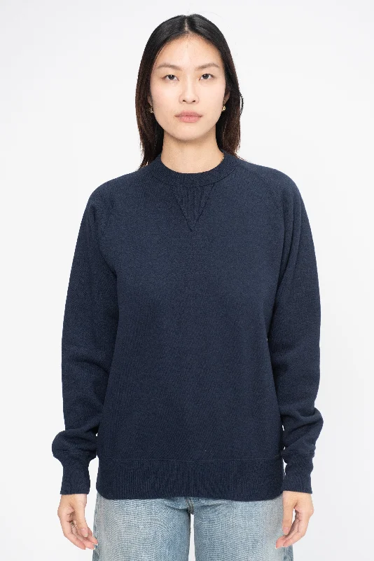 Poli'ahu Crewneck Sweatshirt Hoodie with Drop Shoulder Relaxed Streetwear